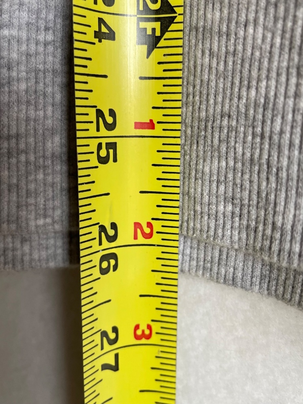 Sonoma Cotton Blend Lightweight Sweatshirt in Grey and White in Size L - Picture 5 of 8